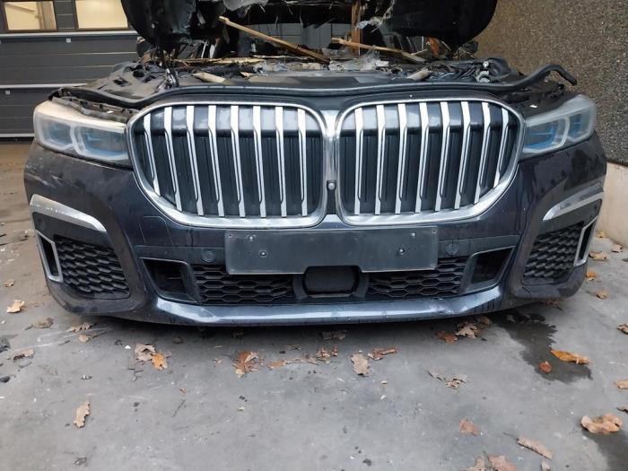 BMW 7 serie 745e,Le Sloopvoertuig (2019, Zwart)