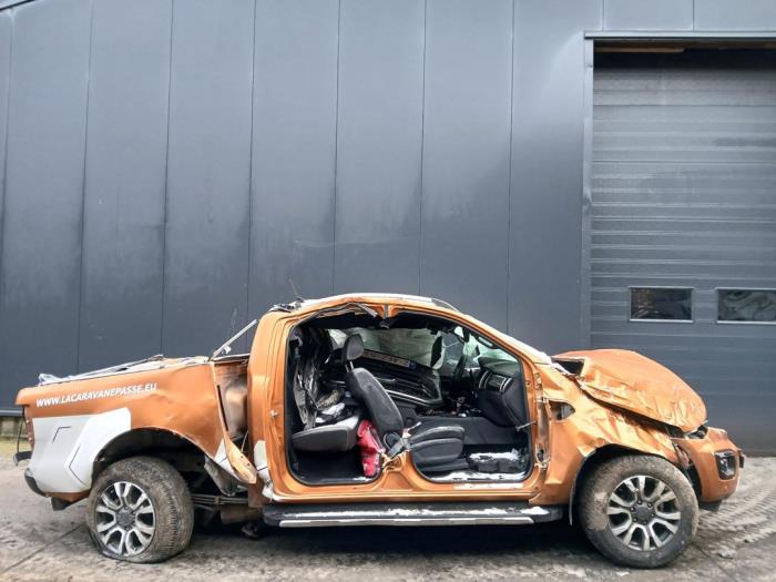 Ford Ranger 2.0 EcoBlue 16V 4x4 Sloopvoertuig (2021, Oranje)