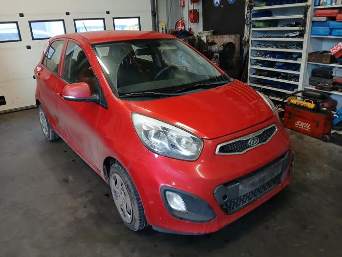 Kia Picanto 1.0 12V Sloopvoertuig (2012, Rood)