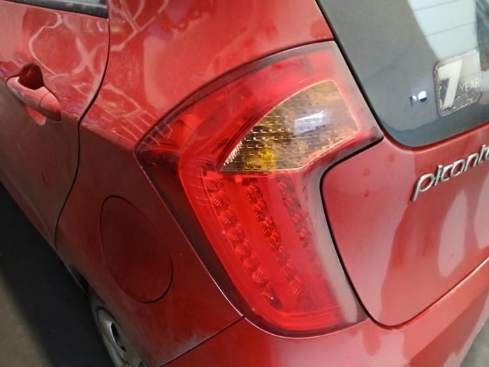 Kia Picanto 1.0 12V Sloopvoertuig (2012, Rood)