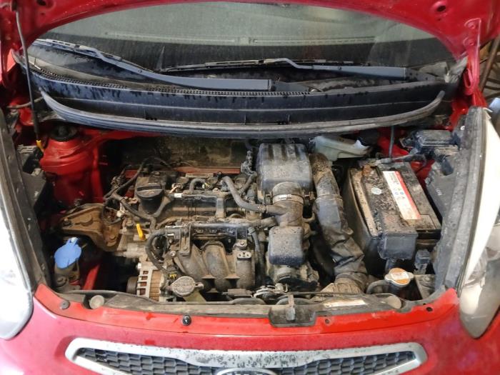 Kia Picanto 1.0 12V Sloopvoertuig (2012, Rood)