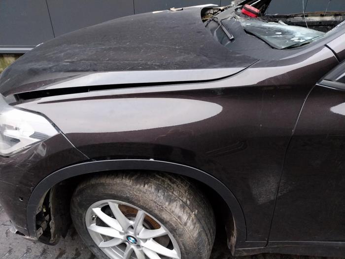 BMW X1 sDrive 18i 1.5 12V TwinPower Turbo Sloopvoertuig (2019, Donker, Bruin)