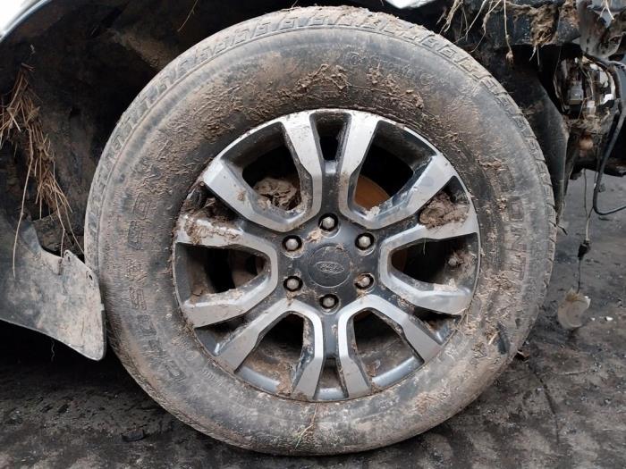 Ford Ranger 2.0 EcoBlue 16V 4x4 Sloopvoertuig (2021, Zilver)