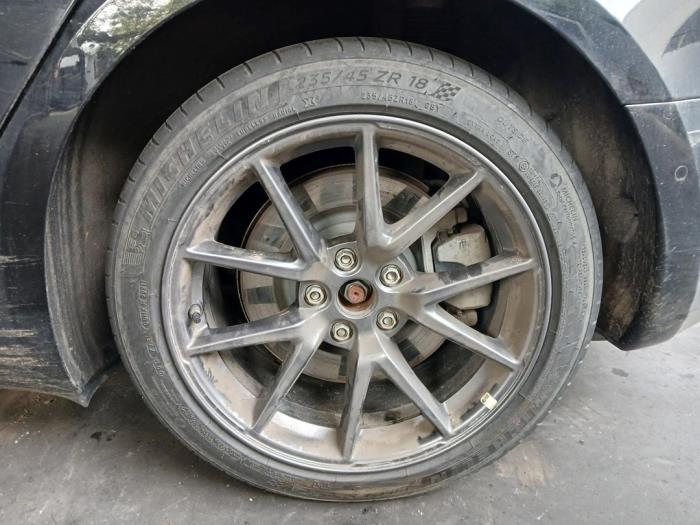 Tesla Model 3 Long Range AWD 75 kWh Sloopvoertuig (2021, Zwart)