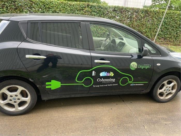 Nissan Leaf Leaf Sloopvoertuig (2012, Zwart)