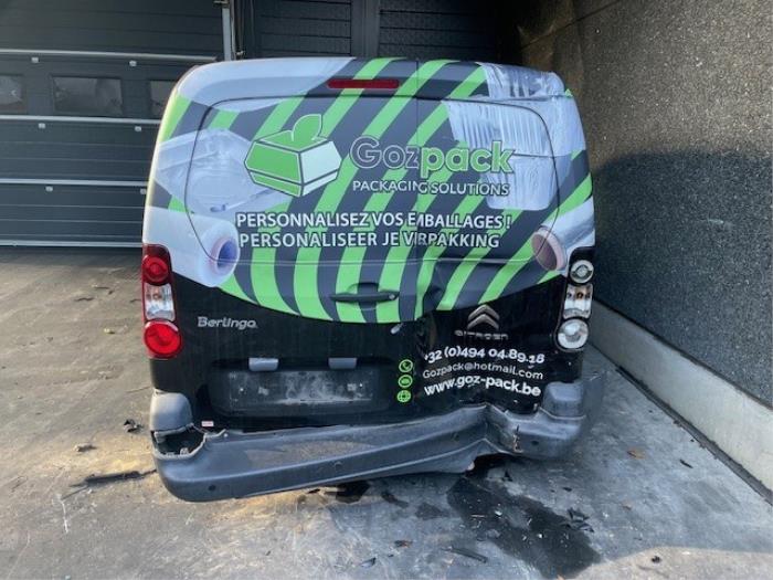 Citroen Berlingo 1.6 Hdi, BlueHDI 75 Sloopvoertuig (2017, Zwart)
