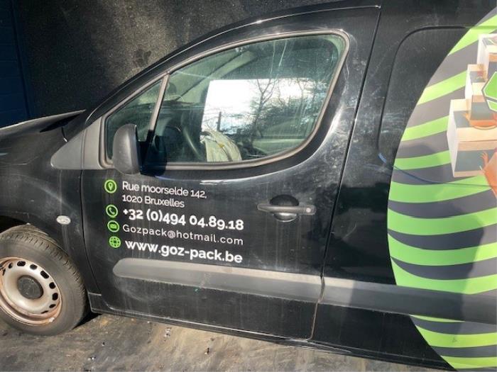 Citroen Berlingo 1.6 Hdi, BlueHDI 75 Sloopvoertuig (2017, Zwart)