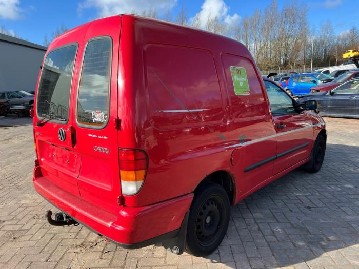Volkswagen Caddy II 1.9 SDI Sloopvoertuig (2001, Rood)