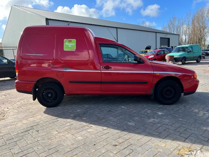 Volkswagen Caddy II 1.9 SDI Sloopvoertuig (2001, Rood)