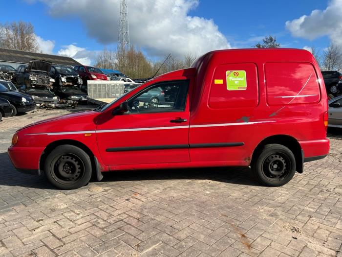 Volkswagen Caddy II 1.9 SDI Sloopvoertuig (2001, Rood)