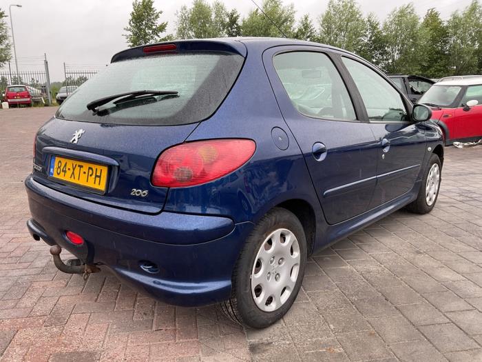 Peugeot 206 1.4 XR,XS,XT,Gentry Sloopvoertuig (2007, Blauw)