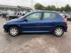 Peugeot 206 1.4 XR,XS,XT,Gentry Sloopvoertuig (2007, Blauw)