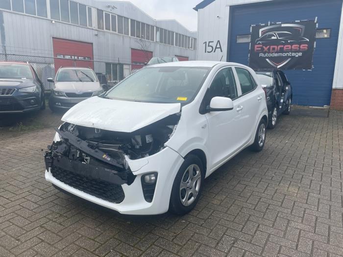 Kia Picanto 1.0 12V Sloopvoertuig (2018, Wit)