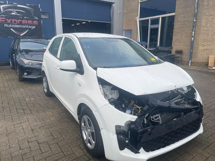 Kia Picanto 1.0 12V Sloopvoertuig (2018, Wit)