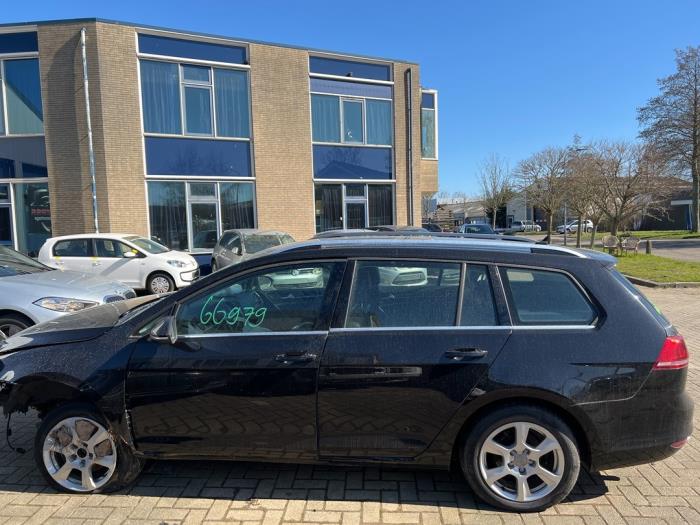 Volkswagen Golf VII Variant 1.6 TDI 16V Sloopvoertuig (2015, Zwart)