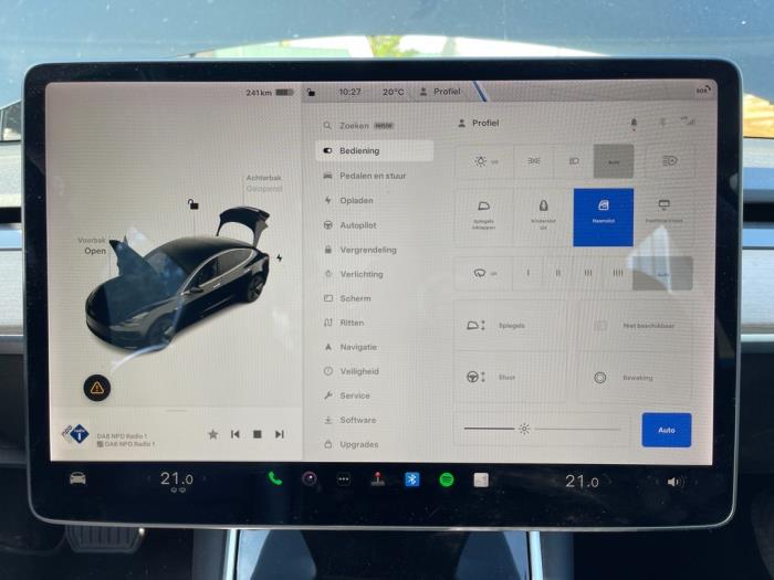 Tesla Model 3 Long Range AWD 75 kWh Sloopvoertuig (2019, Zwart)