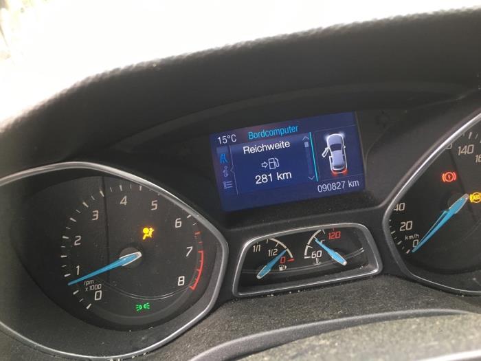 Ford Focus 3 Wagon 1.6 EcoBoost 16V 182 Sloopvoertuig (2013, Rood)