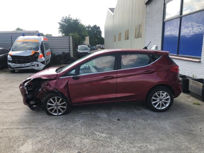 Ford Fiesta 7 1.0 EcoBoost 12V 100 Sloopvoertuig (2018, Rood)
