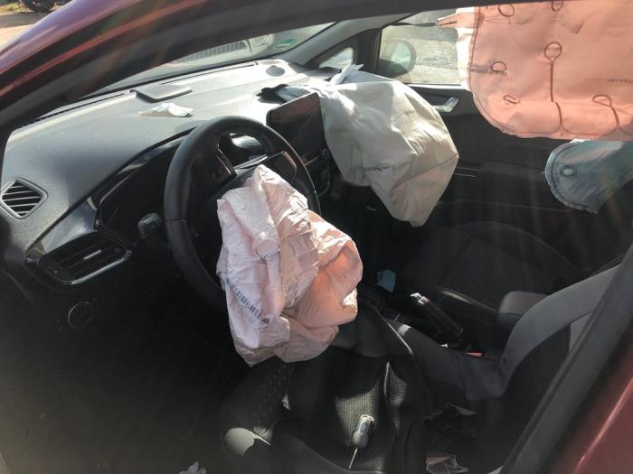 Ford Fiesta 7 1.0 EcoBoost 12V 100 Sloopvoertuig (2018, Rood)