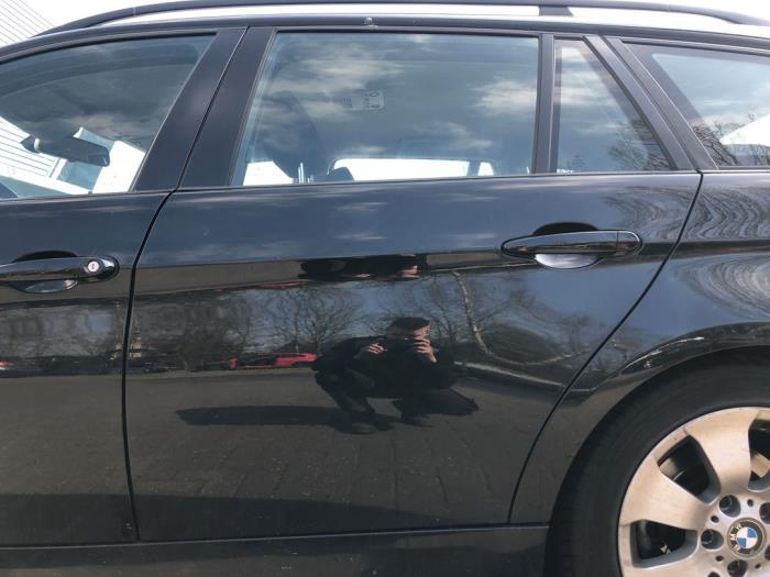BMW 3 serie Touring 320d 16V Corporate Lease Sloopvoertuig (2007, Zwart)