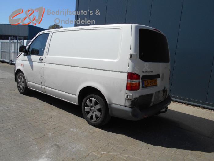 Volkswagen Transporter T5 1.9 TDi Sloopvoertuig (2003, Wit)