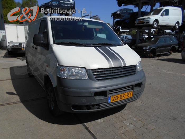 Volkswagen Transporter T5 1.9 TDi Sloopvoertuig (2003, Wit)