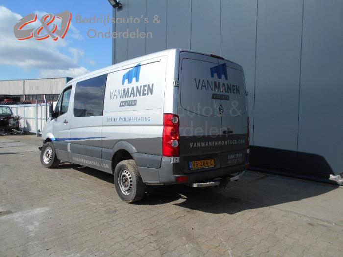 Volkswagen Crafter 2.0 BiTDI Sloopvoertuig (2013, Zilvergrijs)