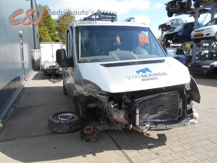 Volkswagen Crafter 2.0 BiTDI Sloopvoertuig (2013, Zilvergrijs)
