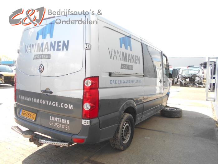 Volkswagen Crafter 2.0 BiTDI Sloopvoertuig (2013, Zilvergrijs)