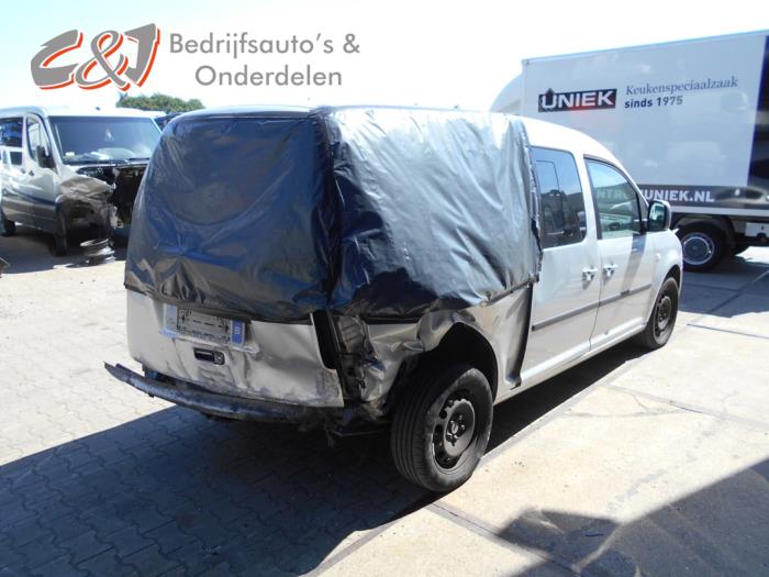 Volkswagen Caddy Combi III 1.9 TDI Sloopvoertuig (2009, Metallic, Zilver)