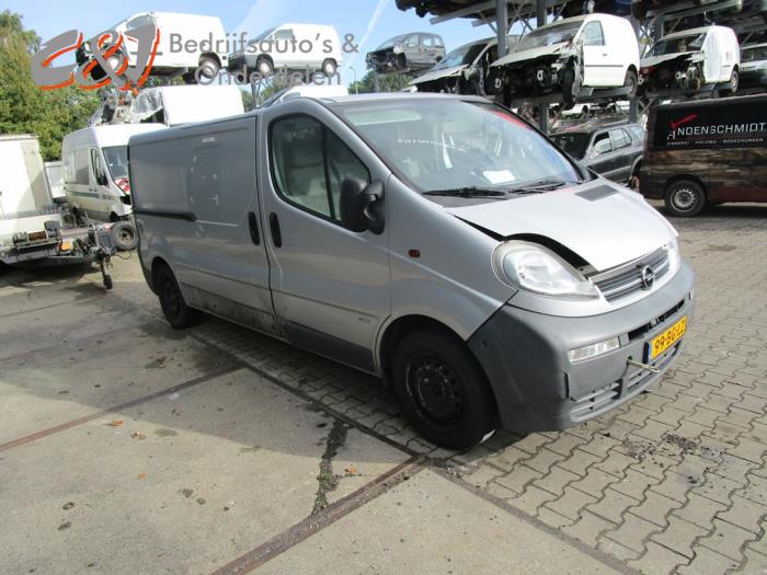 Opel Vivaro 1.9 DTI 16V Sloopvoertuig (2003, Wit)