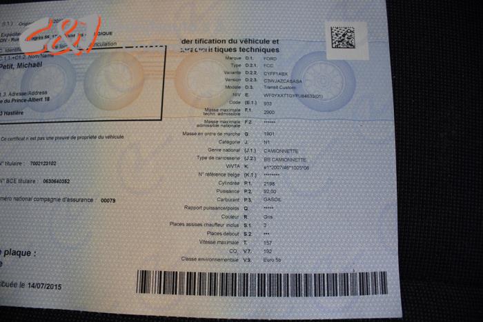 Ford Transit Custom 2.2 TDCi 16V Sloopvoertuig (2015, Antraciet)