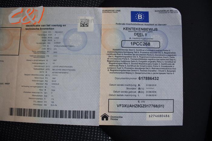 Peugeot Expert 2.0 HDiF 16V 130 Sloopvoertuig (2016, Ijzer, Grijs, Moonmist)