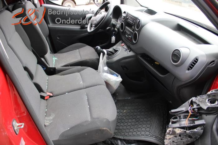 Citroen Berlingo 1.6 Hdi, BlueHDI 75 Sloopvoertuig (2017, Rood)