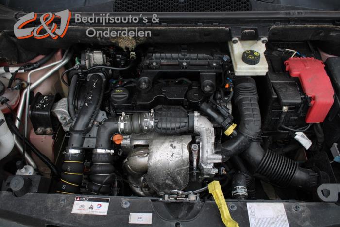 Citroen Berlingo 1.6 Hdi, BlueHDI 75 Sloopvoertuig (2017, Rood)