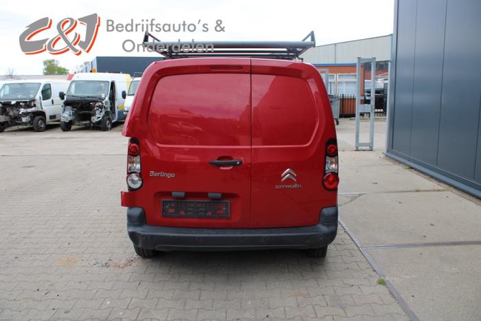 Citroen Berlingo 1.6 Hdi, BlueHDI 75 Sloopvoertuig (2017, Rood)