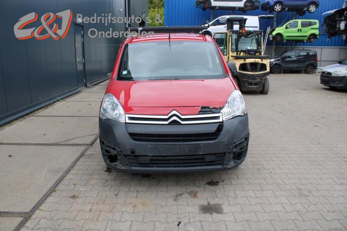 Citroen Berlingo 1.6 Hdi, BlueHDI 75 Sloopvoertuig (2017, Rood)