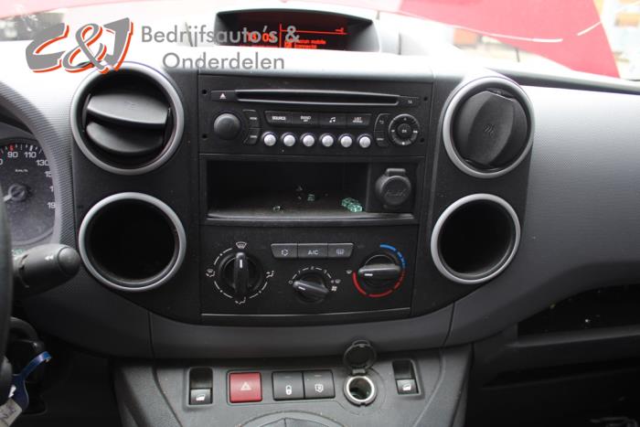 Citroen Berlingo 1.6 Hdi, BlueHDI 75 Sloopvoertuig (2017, Rood)