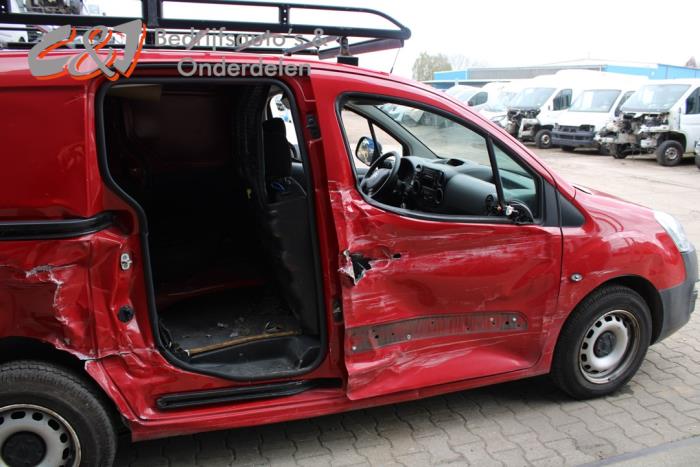 Citroen Berlingo 1.6 Hdi, BlueHDI 75 Sloopvoertuig (2017, Rood)
