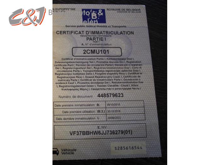 Peugeot Partner 1.6 HDI, BlueHDI 75 Sloopvoertuig (2018, Metallic, Zilvergrijs)