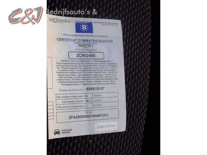 Fiat Ducato 2.0 D 115 Multijet Sloopvoertuig (2012, Wit)