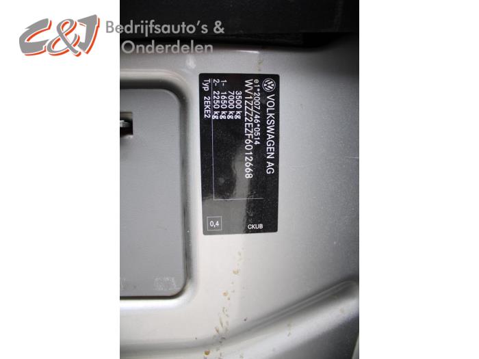 Volkswagen Crafter 2.0 BiTDI Sloopvoertuig (2014, Grijs)