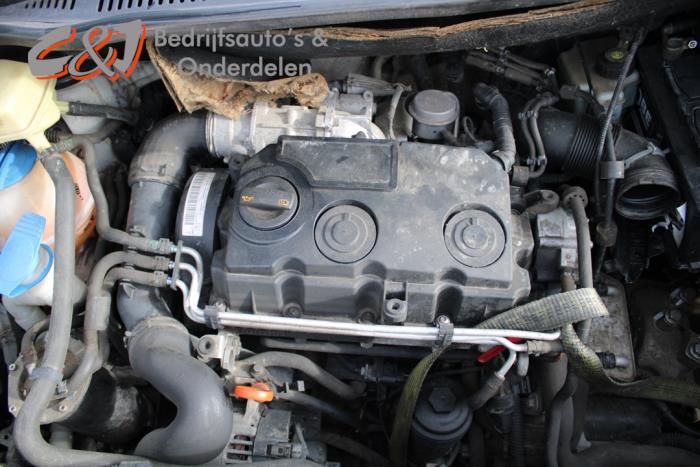 Volkswagen Caddy III 1.9 TDI Sloopvoertuig (2009, Wit)