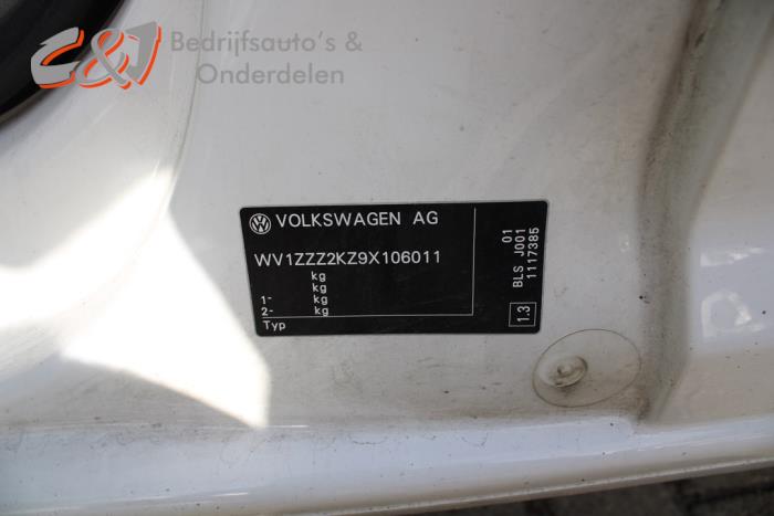 Volkswagen Caddy III 1.9 TDI Sloopvoertuig (2009, Wit)