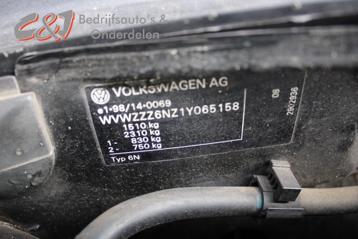 Volkswagen Polo III 1.6 GTI 16V Sloopvoertuig (2001, Zwart)