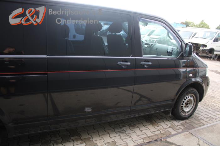 Volkswagen Transporter T5 2.5 TDi Sloopvoertuig (2007, Zwart)