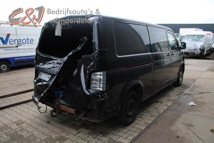 Volkswagen Transporter T5 2.5 TDi Sloopvoertuig (2007, Zwart)