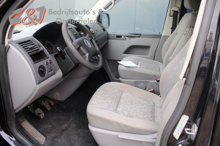 Volkswagen Transporter T5 2.5 TDi Sloopvoertuig (2007, Zwart)