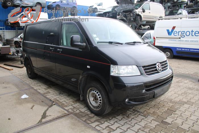 Volkswagen Transporter T5 2.5 TDi Sloopvoertuig (2007, Zwart)