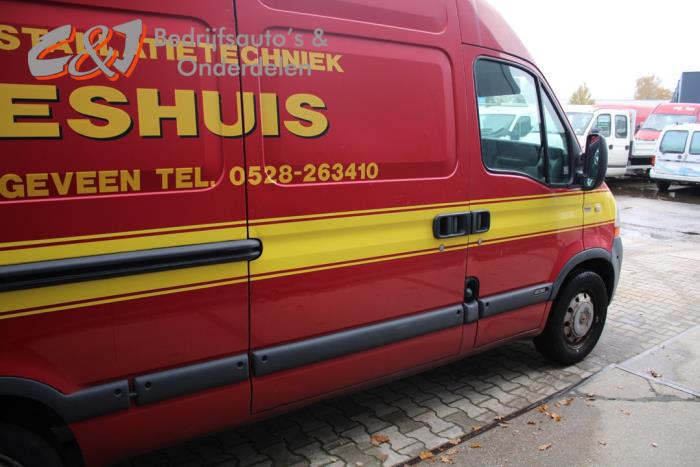 Renault Master II 2.5 dCi 16V 115 Sloopvoertuig (2006, Rood)